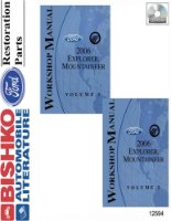 2006 FORD EXPLORER MERCURY MOUNTAINEER Body, Chassis & Electrical Service Manual sample image