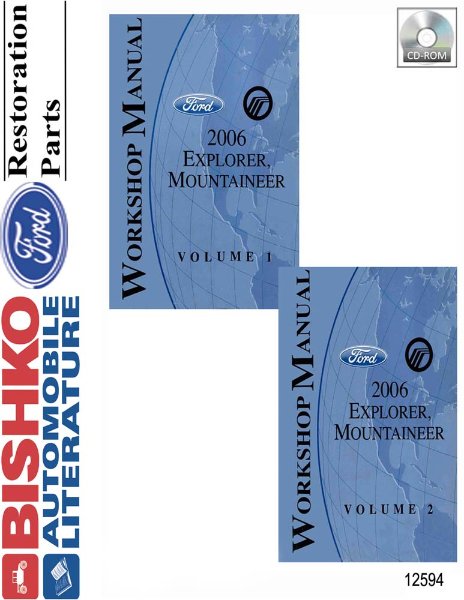 2006 Ford Truck Explorer, Mountaineer Factory Shop Service Manual