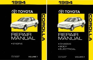 1994 Toyota Corolla Shop Service Repair Manual
