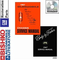 1967 OLDSMOBILE Body, Chassis & Electrical Shop Manual sample image