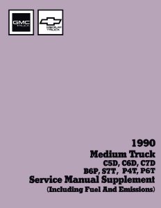 1990 Chevrolet C40, C50, C60 Medium Duty Truck Factory Shop Service Manual