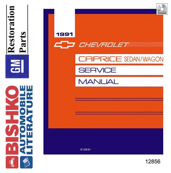 1991 Chevrolet Caprice, Wagon/Sedan Factory Shop Service Manual