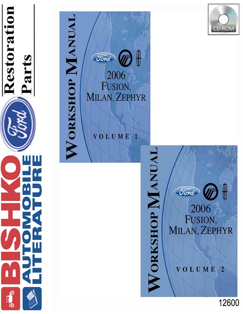 2006 Ford Fusion, Zephyr, Milan Factory Shop Service Manual