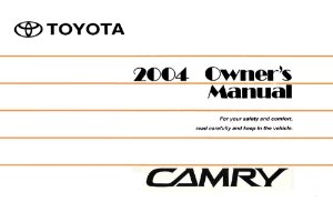 2004 Toyota CAMRY Owner's Manual