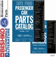 1973 Ford Car Ford Truck Bronco Parts Numbers Book List PDF Interchange Images sample image
