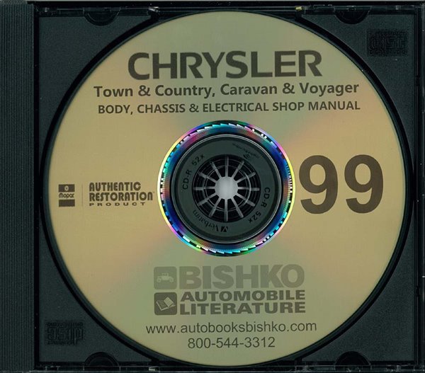 1999 Chrysler Town & Country, Caravan, Voyager Factory Shop Service Manual