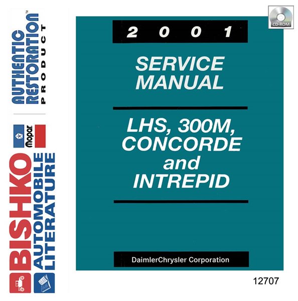 2001 Chrysler LHS, 300M, Concorde, Intrepid Factory Shop Service Manual