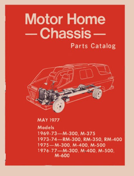 1969–1977 Dodge Truck Motor Home Chassis Parts Book