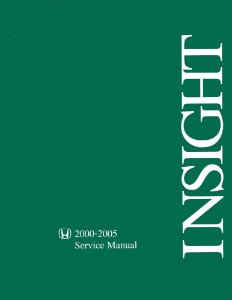 2000–2005 Honda Insight Factory Shop Service Manual