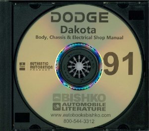 1991 Dodge Truck Dakota Factory Shop Service Manual
