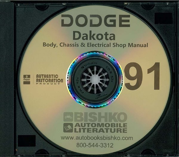 1991 Dodge Truck Dakota Factory Shop Service Manual