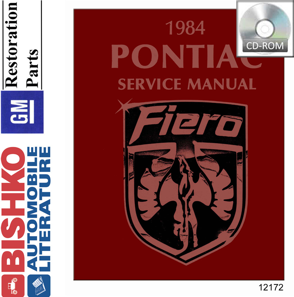 1984 PONTIAC FIERO Body, Chassis & Electrical Service Manual