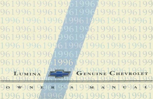 1996 Chevrolet Lumina Owner's Manual