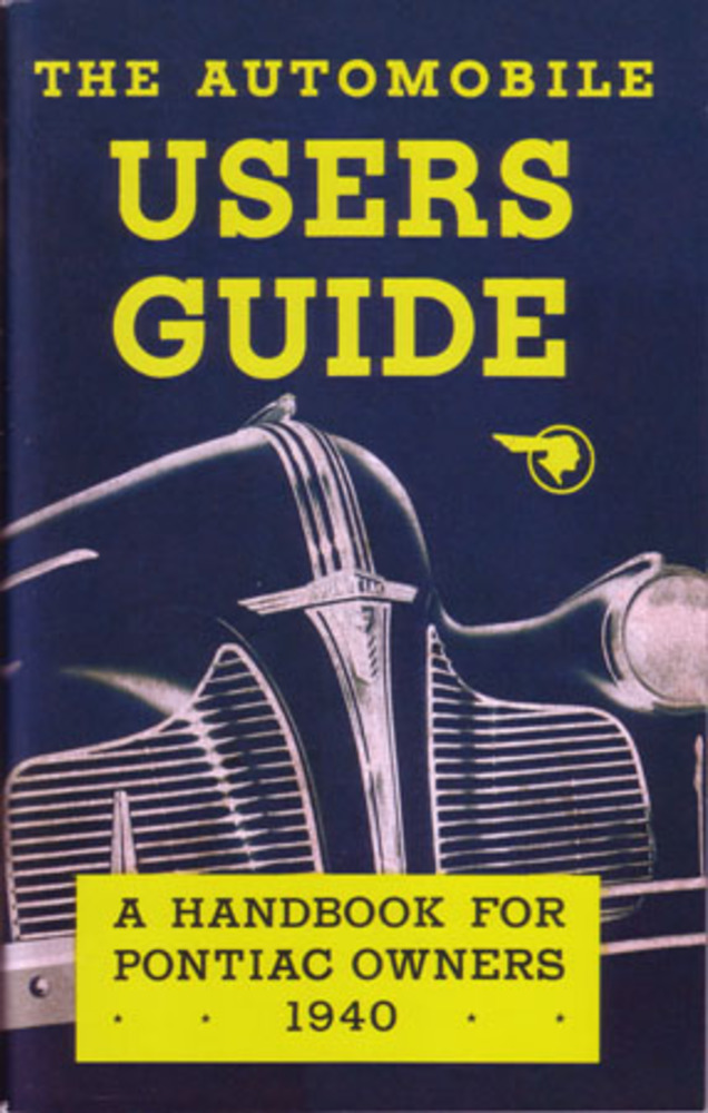 1940 Pontiac Owners Manual User Guide