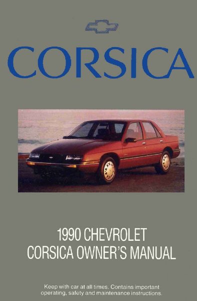 1990 Chevrolet Corsica Owner's Manual