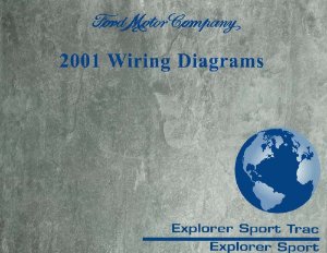 2001 Ford Truck Explorer Sport, Explorer Sport Trac Wiring Diagrams Manual
