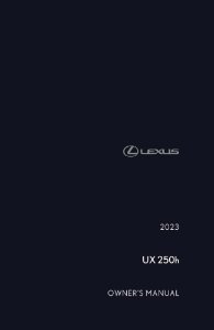 2023 Lexus UX 250h Owner's Manual