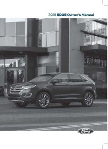 2018 Ford Edge Owner's Manual