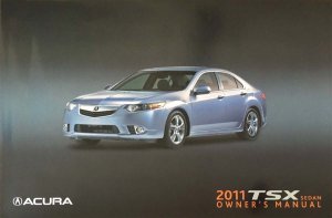 2011 Acura TSX Owner's Manual