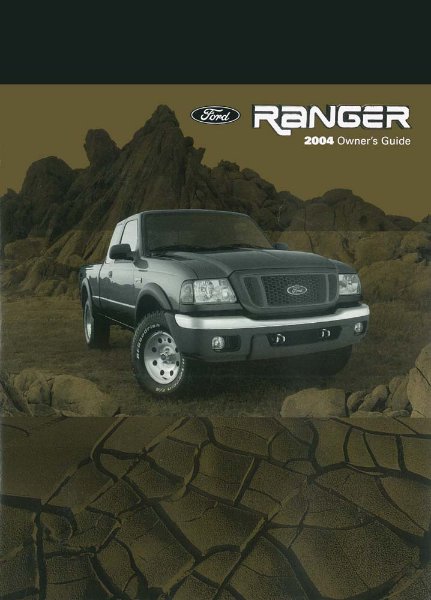 2004 Ford Ranger Owner's Manual