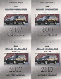 2007 Jeep Grand Cherokee Factory Shop Service Manual