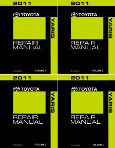 2011 Toyota Yaris Factory Shop Service Manual