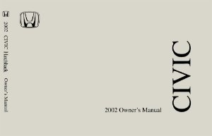 2002 Honda Civic Hatchback Owner's Manual