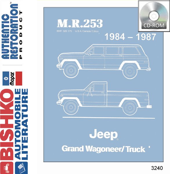 1984–1987 Jeep Grand Wagoneer, Truck Factory Shop Service Manual