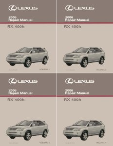 2006 Lexus RX 400h Factory Shop Service Manual