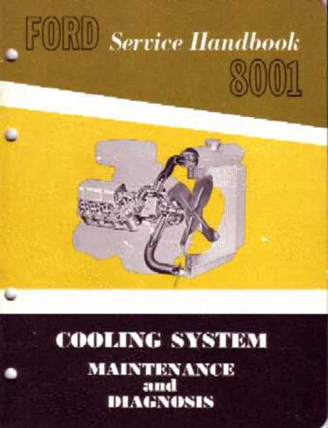 1962–1963 Ford CAR TRUCK - COOLING SYSTEM Factory Shop Service Manual