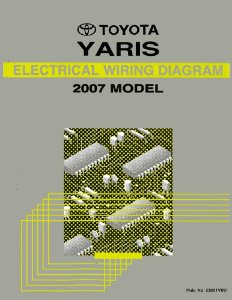2007 Toyota Yaris Wiring Diagrams Manual