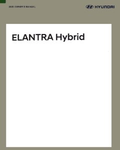 2025 Hyundai Elantra Hybrid Owner's Manual