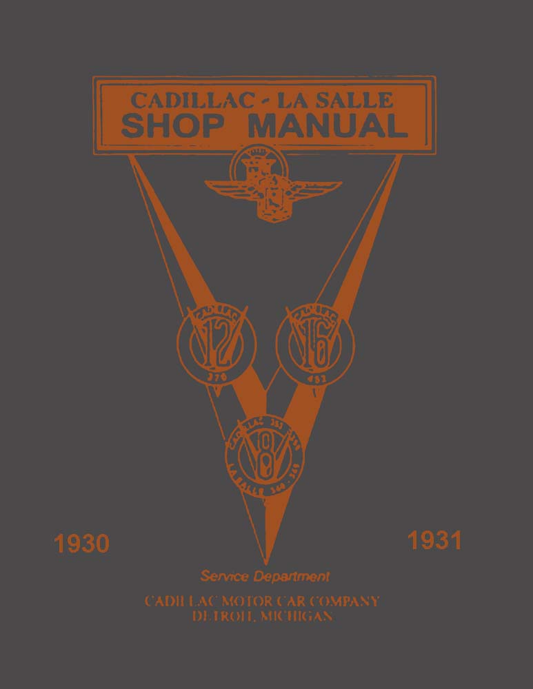1930 1931 Cadillac Lasalle 370 452 Shop Service Repair Manual Book Engine