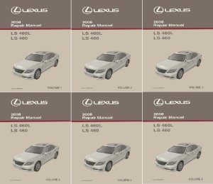 2008 Lexus LS 460 LS 460L Factory Shop Service Manual