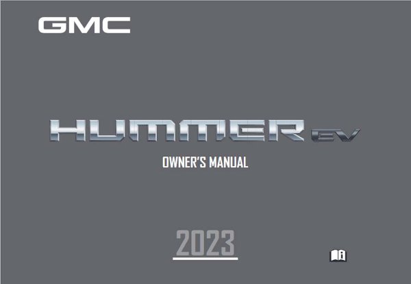2023 GMC Hummer Owner's Manual