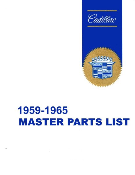 1959–1965 Cadillac All Models Parts Book
