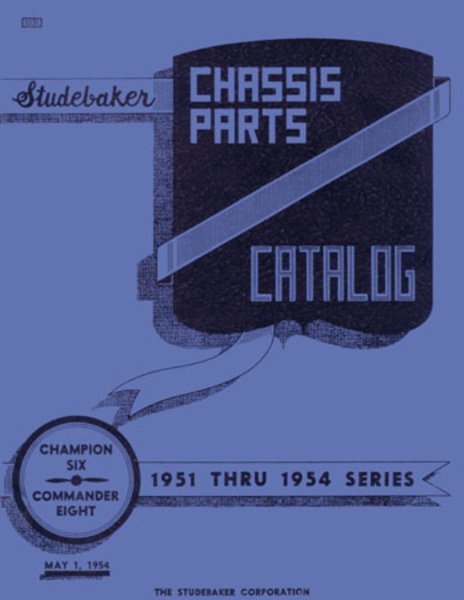 1951–1954 Studebaker Six, Eight Parts Book