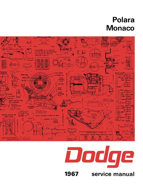 1967 Dodge Monaco, Polara Factory Shop Service Manual