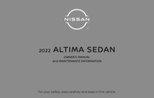 2022 Nissan Altima Owner's Manual