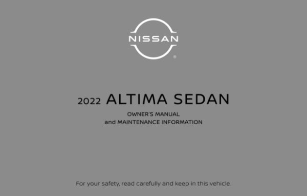 2022 Nissan Altima Owner's Manual