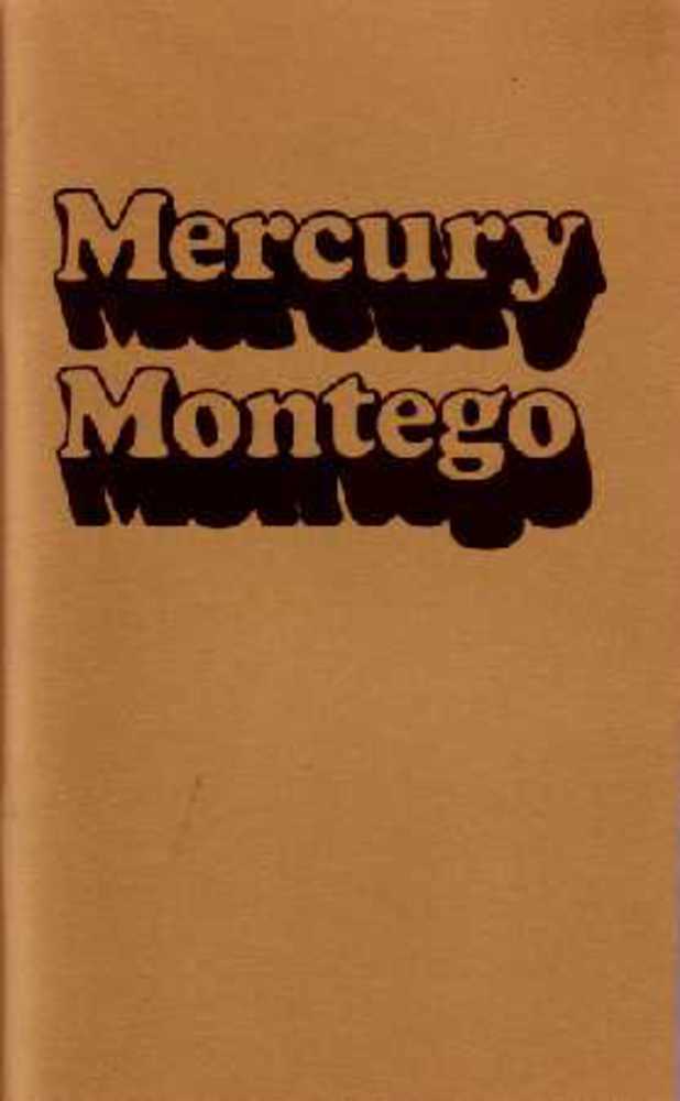 1974 Mercury Montego Owners Manual User Guide Operator Book