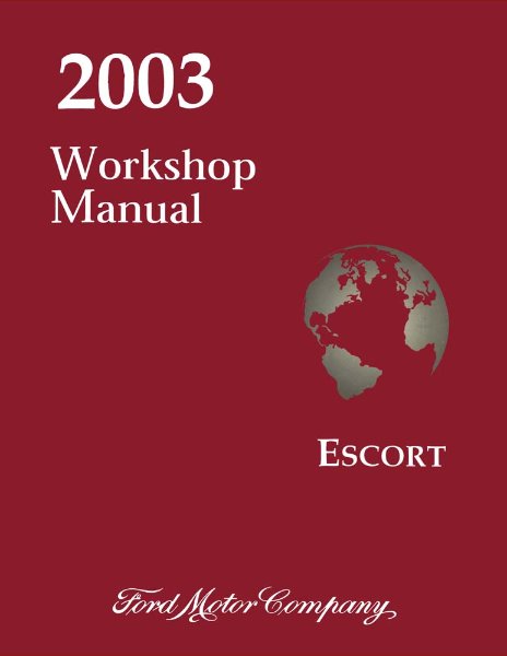 2003 Ford Escort Factory Shop Service Manual