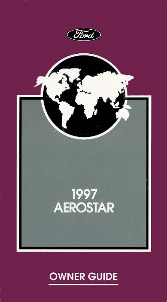 1997 Ford Aerostar Owner's Manual