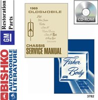 1969 OLDSMOBILE Body, Chassis & Electrical Service Manual sample image