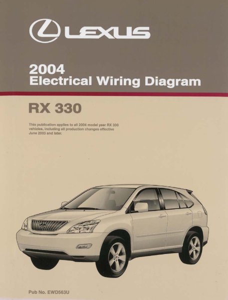 2004 Lexus RX 330 Wiring Diagrams Manual