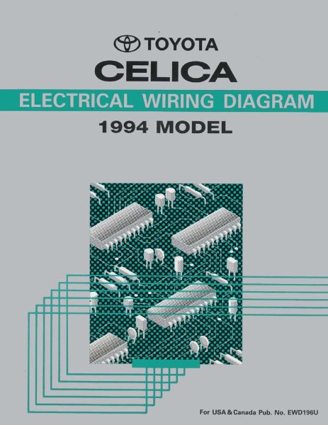 1994 Toyota Celica Wiring Diagrams Manual