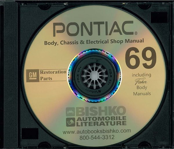 1969 Pontiac ALL MODELS FISHER BODY Factory Shop Service Manual