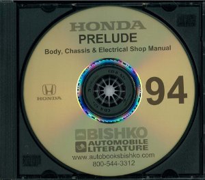 1994 Honda Prelude Factory Shop Service Manual