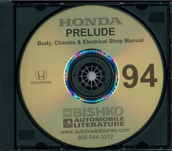 1994 Honda Prelude Factory Shop Service Manual