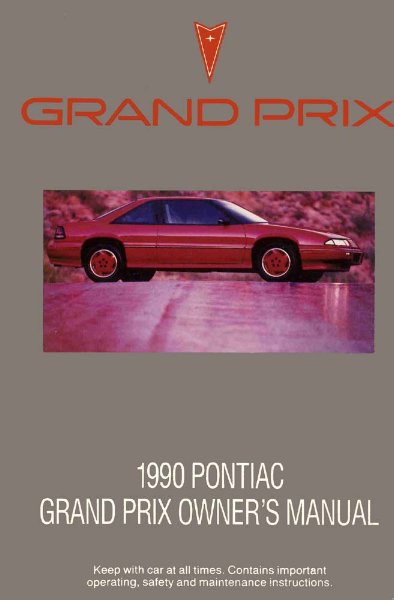 1990 Pontiac Grand Prix Owner's Manual